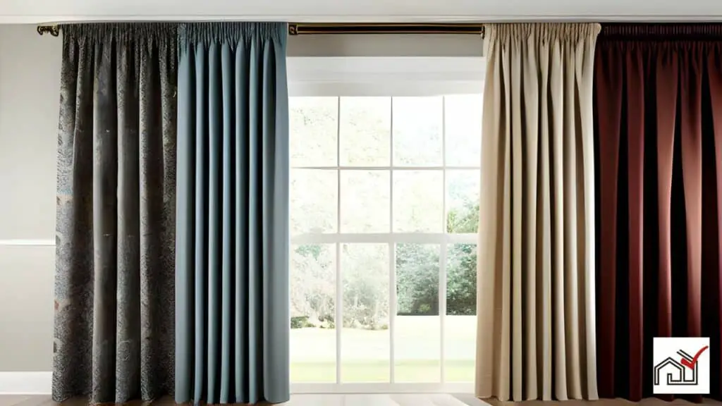 Curtains of different styles