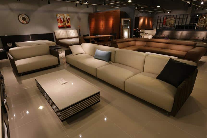 arranging living room furniture