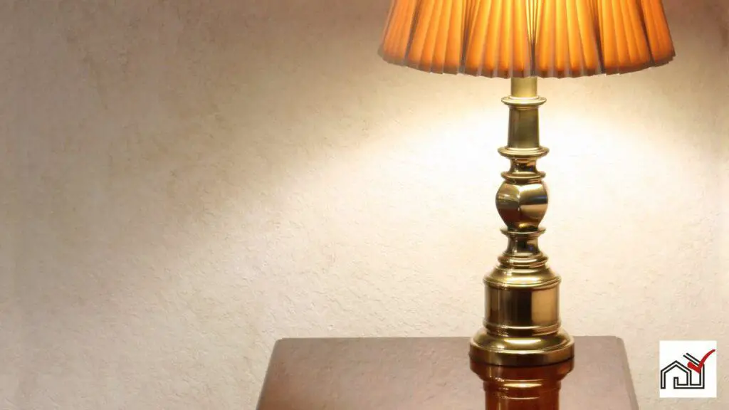 lamp on end table