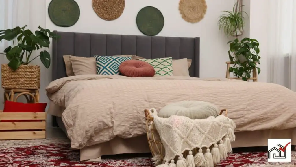 How to Place a Rug Under a Queen Bed?