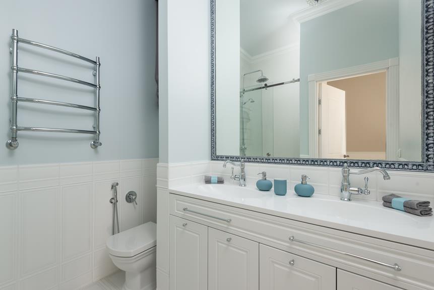 towel rack placement guide